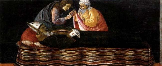 BOTTICELLI, Sandro Extraction of St Ignatius- Heart Germany oil painting art